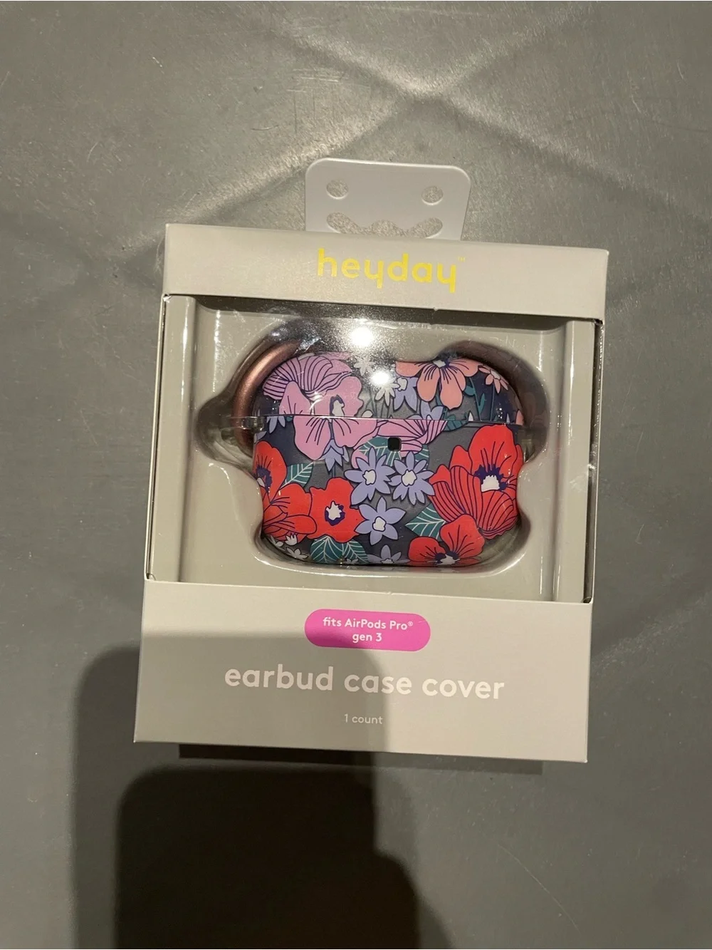 Heyday AirPods Pro (3rd Generation) Case with Clip Poppy Flowers New